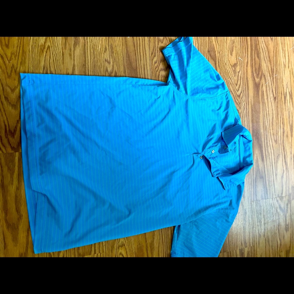 Blue Dry Fit Polo